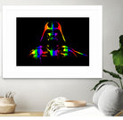 Gay Pride Darth Vader | Pop Art by William Cuccio on GIANT ART - black digital painting