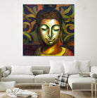 Lord Buddha by Neeraj Mrs Parswal on GIANT ART - brown mixed media