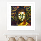 Lord Buddha by Neeraj Mrs Parswal on GIANT ART - brown mixed media