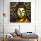 Lord Buddha by Neeraj Mrs Parswal on GIANT ART - brown mixed media