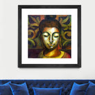 Lord Buddha by Neeraj Mrs Parswal on GIANT ART - brown mixed media