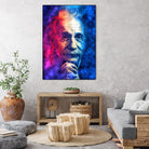 albert einstein by erjas saga on GIANT ART - black character design