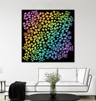 Rainbow Abstract Animal Print by Kelsey Lovelle on GIANT ART - green digital painting