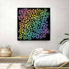 Rainbow Abstract Animal Print by Kelsey Lovelle on GIANT ART - green digital painting