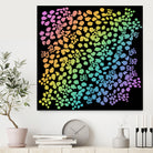 Rainbow Abstract Animal Print by Kelsey Lovelle on GIANT ART - green digital painting