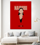 Nairobi art print by Megenta Studio on GIANT ART - red photo illustration