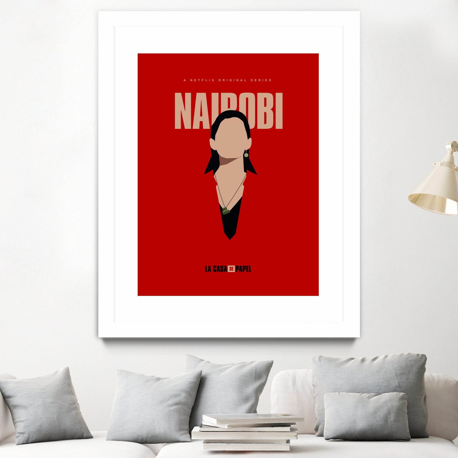 Nairobi art print by Megenta Studio on GIANT ART - red photo illustration