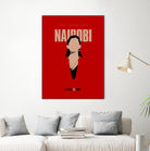 Nairobi art print by Megenta Studio on GIANT ART - red photo illustration