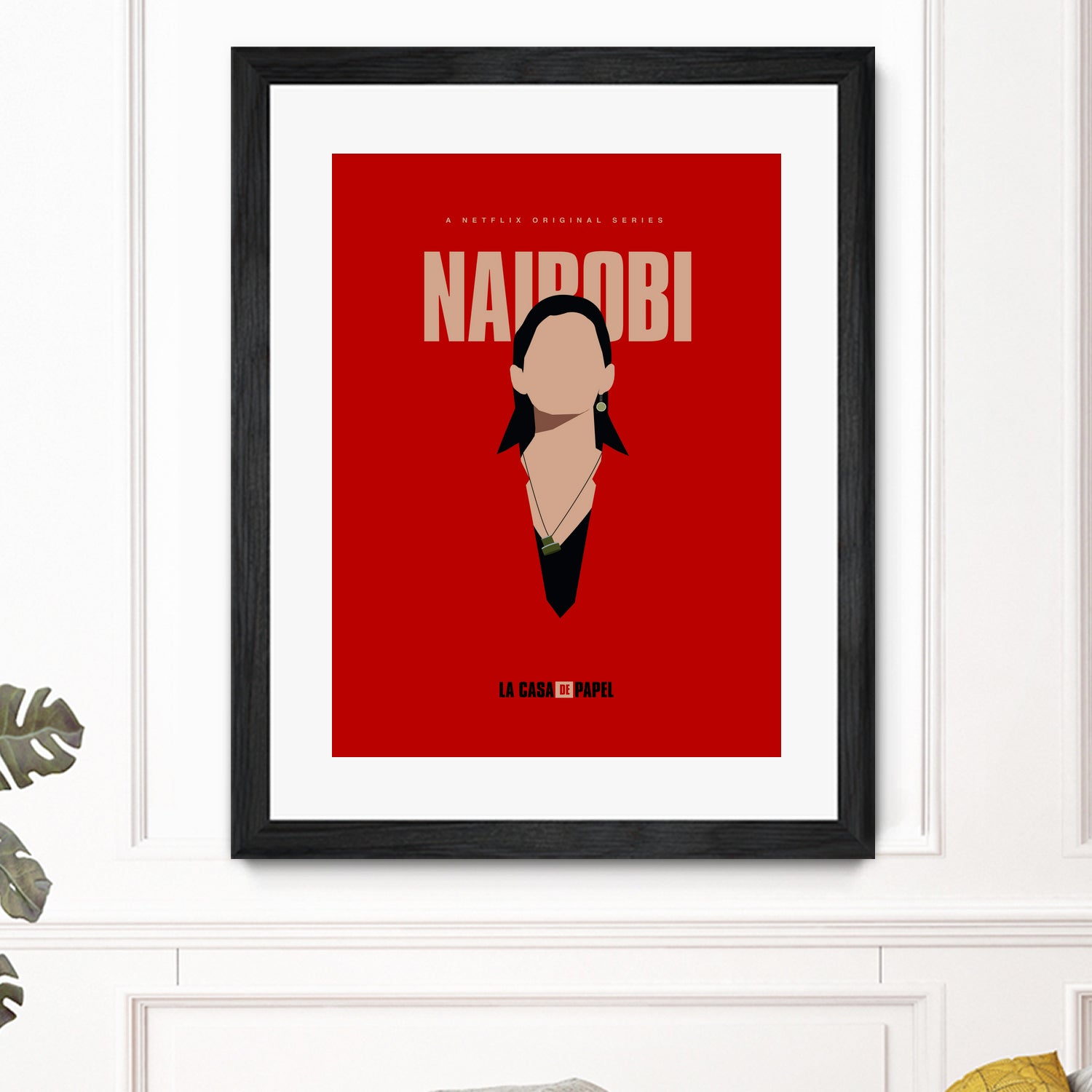 Nairobi art print by Megenta Studio on GIANT ART - red photo illustration