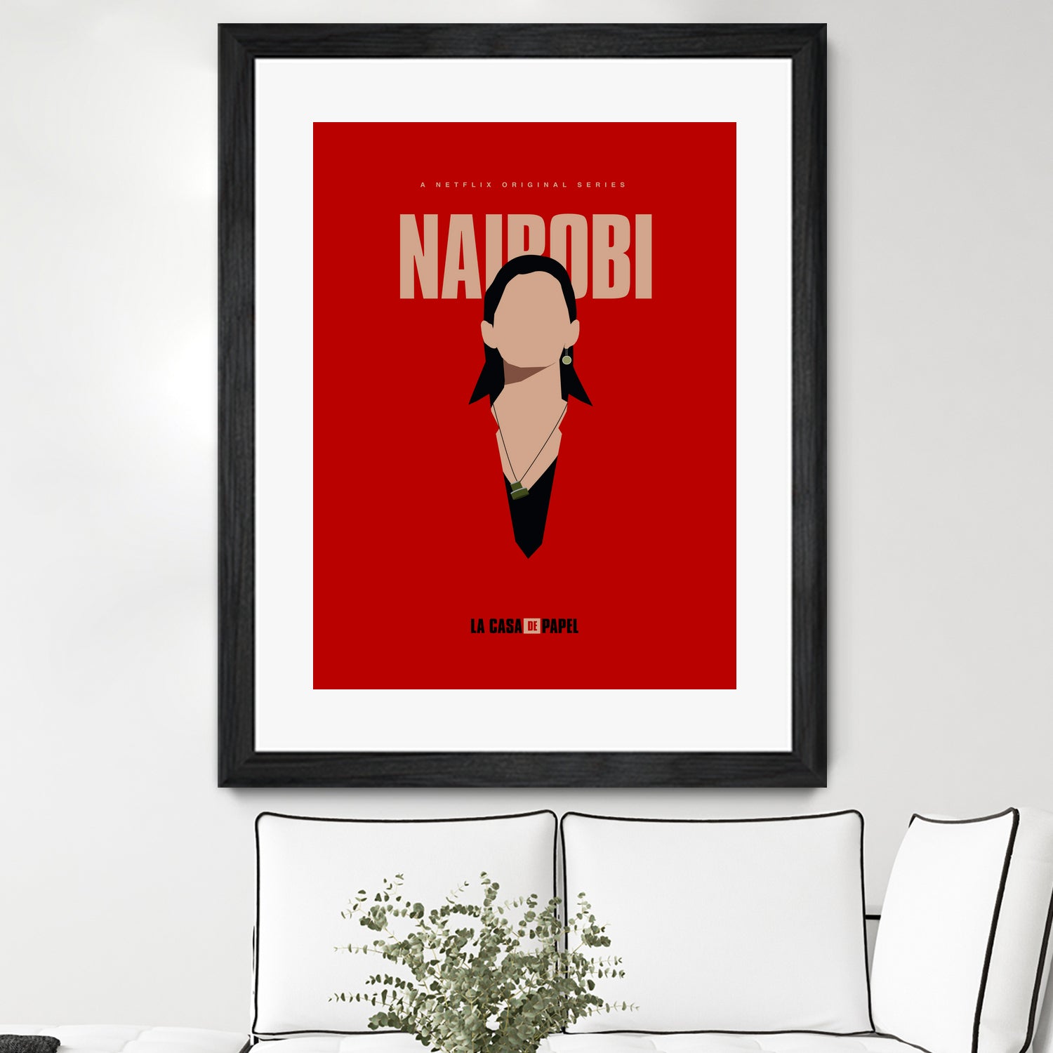 Nairobi art print by Megenta Studio on GIANT ART - red photo illustration