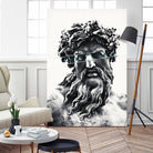 Zeus the king of gods by Menelaos Trompoukis on GIANT ART - gray digital painting