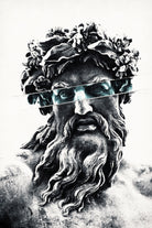 Zeus the king of gods by Menelaos Trompoukis on GIANT ART - gray digital painting