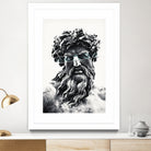 Zeus the king of gods by Menelaos Trompoukis on GIANT ART - gray digital painting