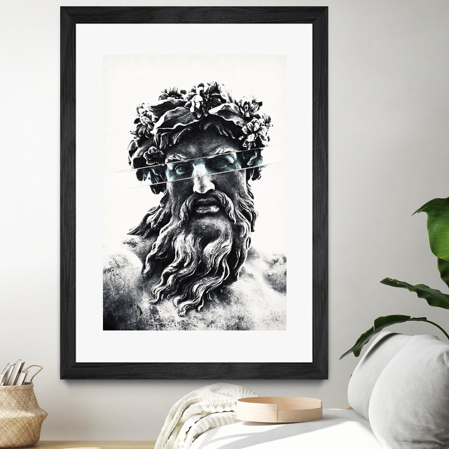 Zeus the king of gods by Menelaos Trompoukis on GIANT ART - gray digital painting