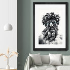 Zeus the king of gods by Menelaos Trompoukis on GIANT ART - gray digital painting