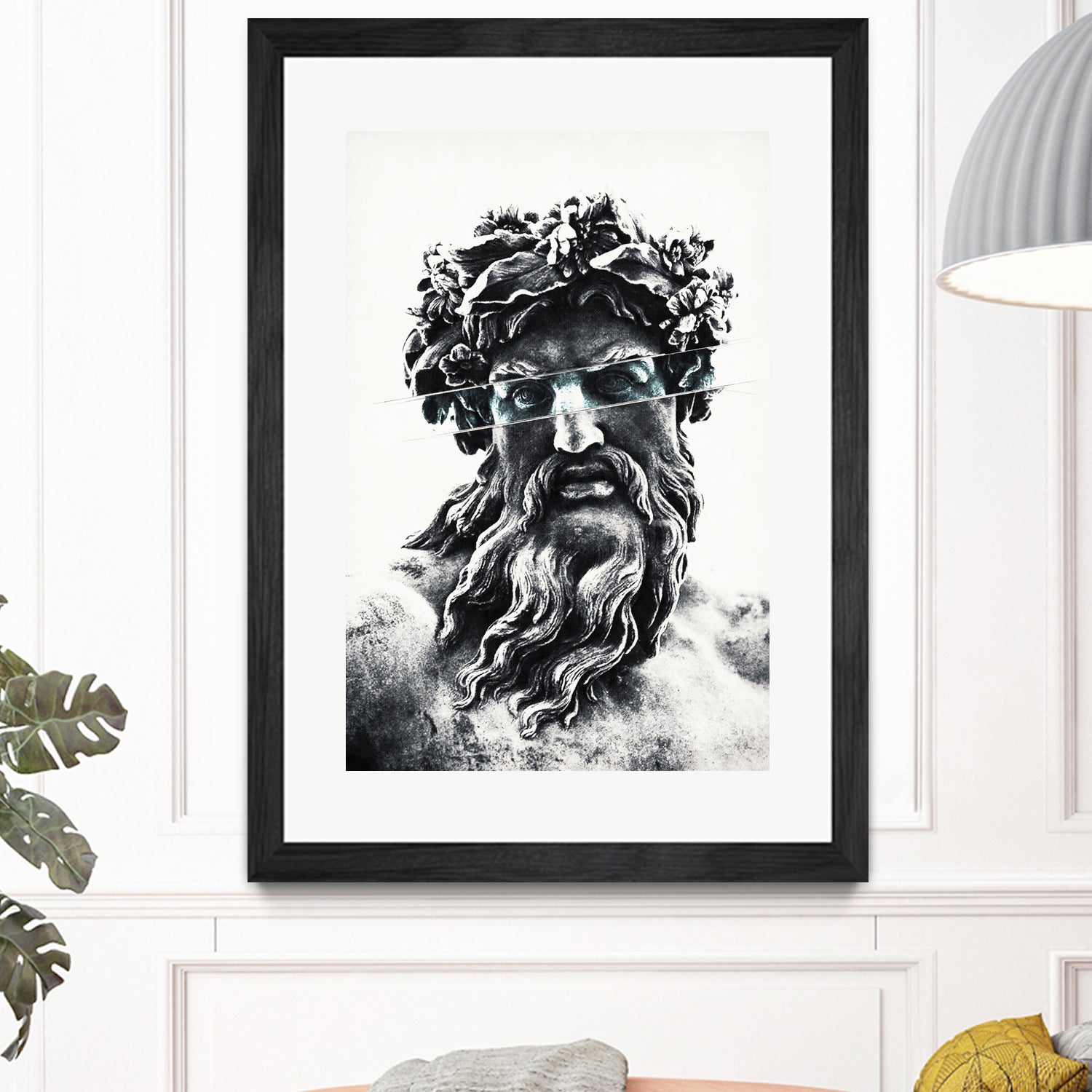 Zeus the king of gods by Menelaos Trompoukis on GIANT ART - gray digital painting