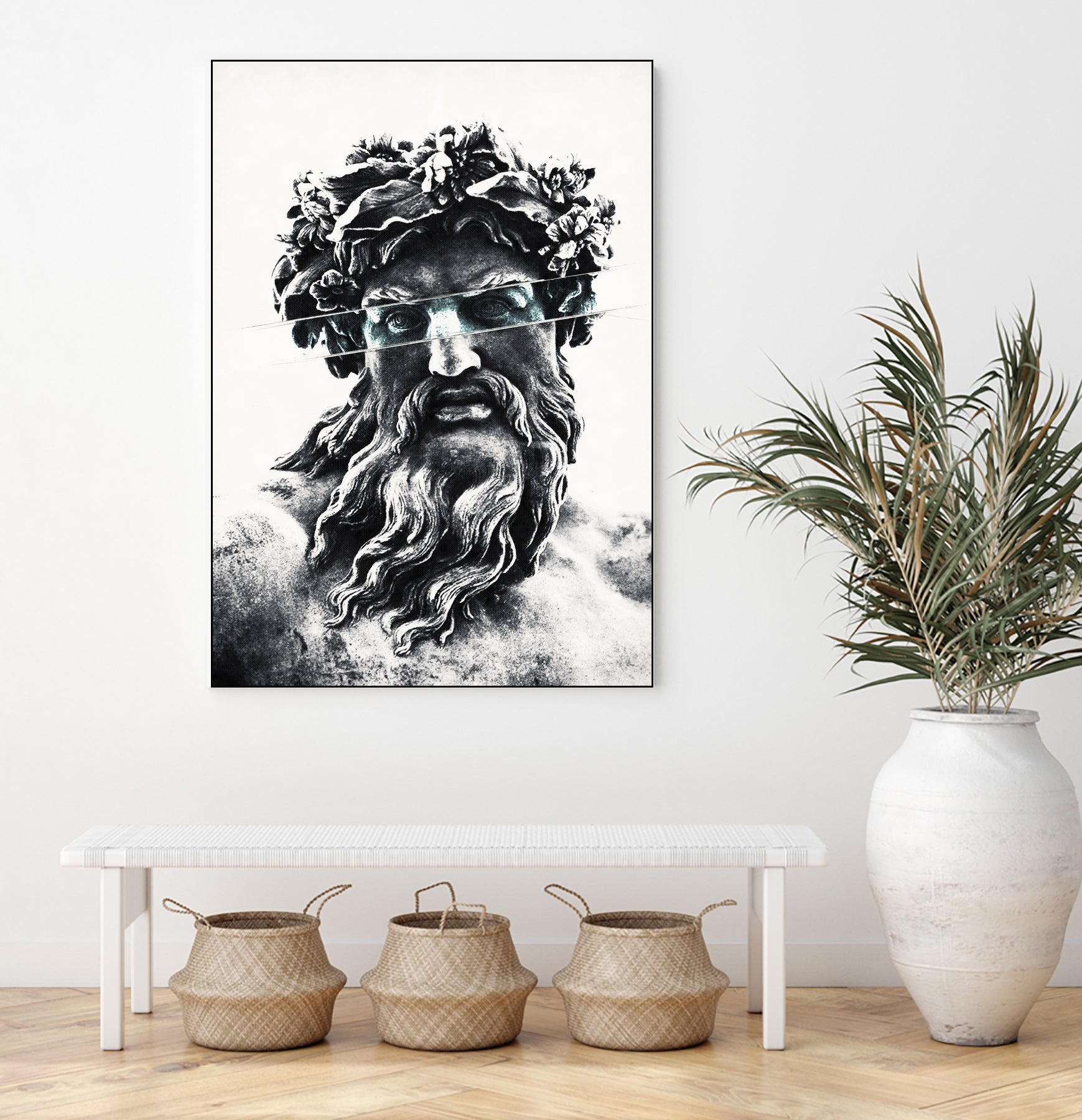 Zeus the king of gods by Menelaos Trompoukis on GIANT ART - gray digital painting