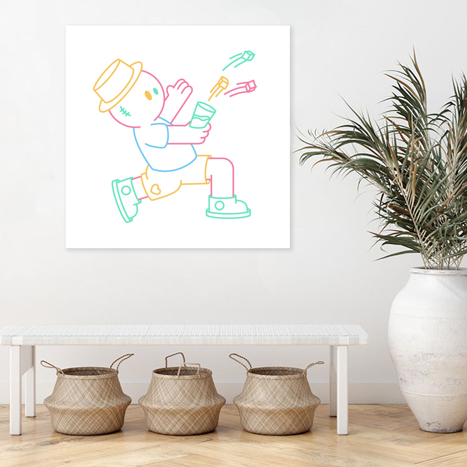 FIESTAMAN ICE COLOR by Pierre Mahieu on GIANT ART - yellow character design