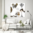 Vive la France T-shirt by Diego Taborda on GIANT ART - white digital drawing