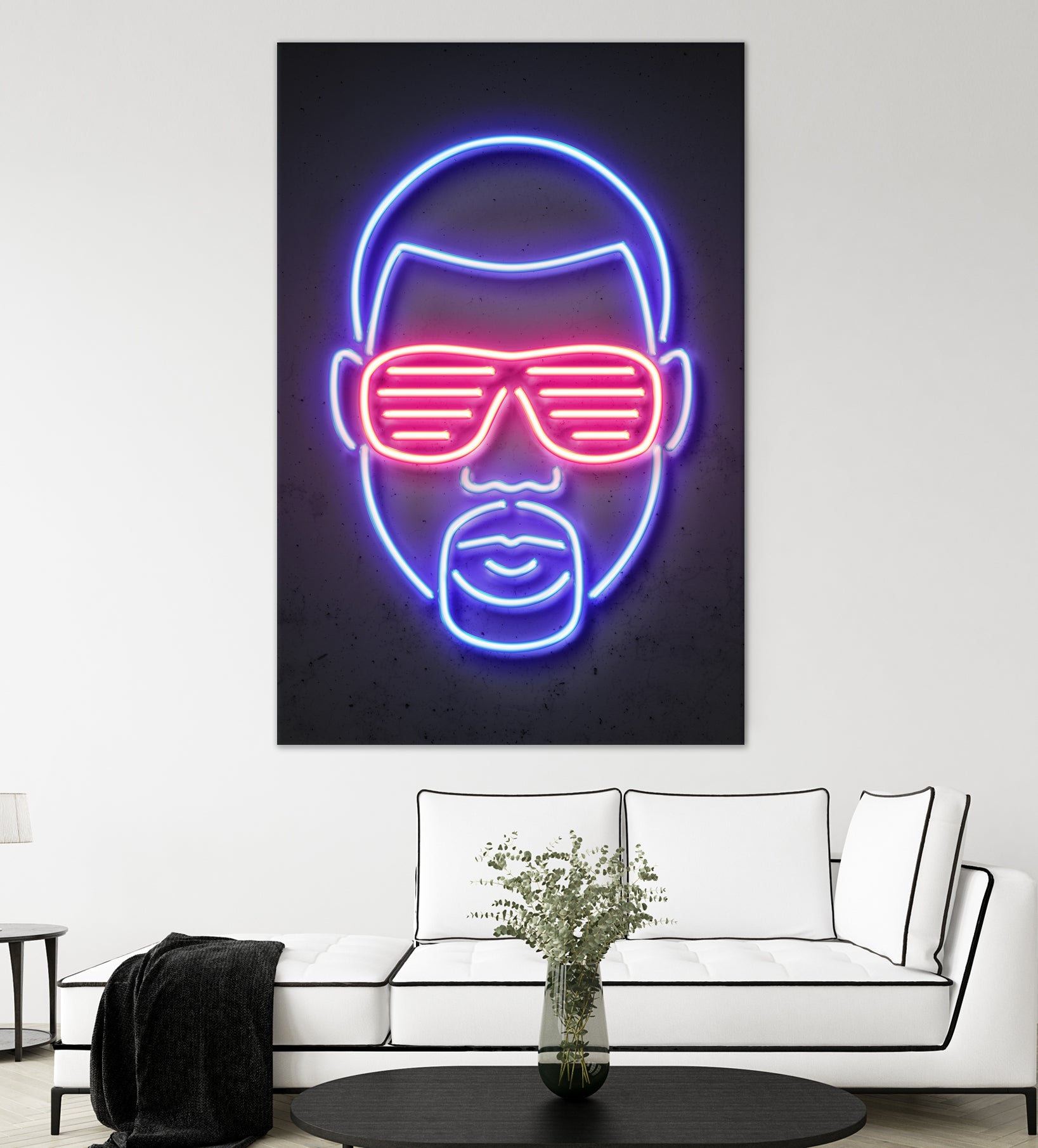 Kanye West by Octavian Mihai Mielu on GIANT ART - blue character design