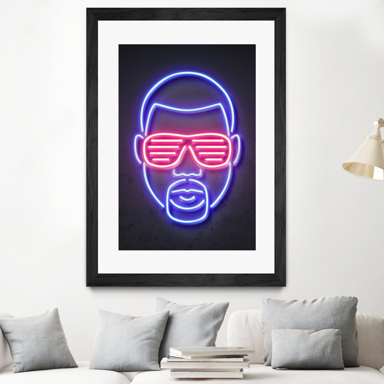 Kanye West by Octavian Mihai Mielu on GIANT ART - blue character design