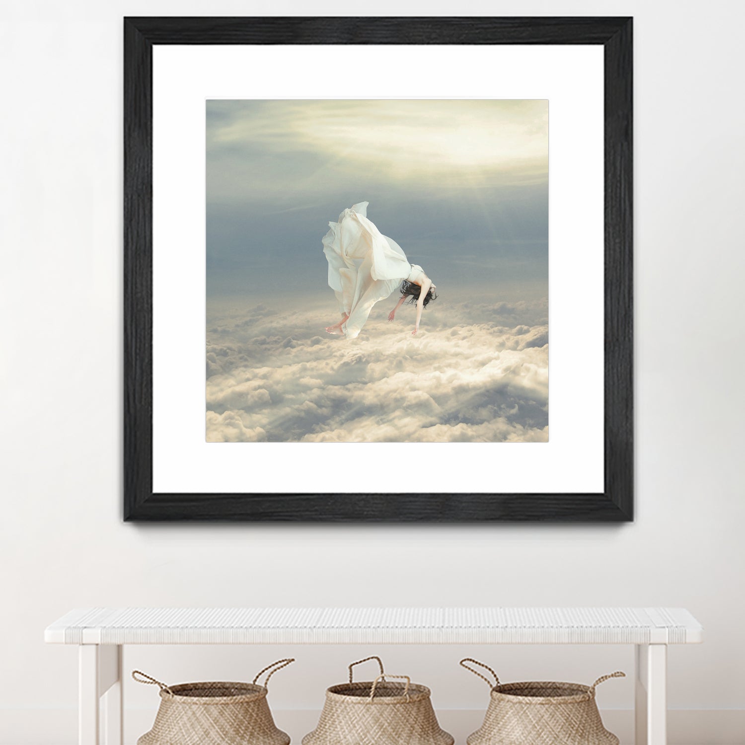 Free Falling Dream by Richard Davis on GIANT ART - yellow digital painting