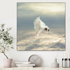 Free Falling Dream by Richard Davis on GIANT ART - yellow digital painting