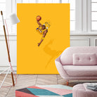 Frequent Fliers / Kobe by Jason Ratliff on GIANT ART - yellow digital painting