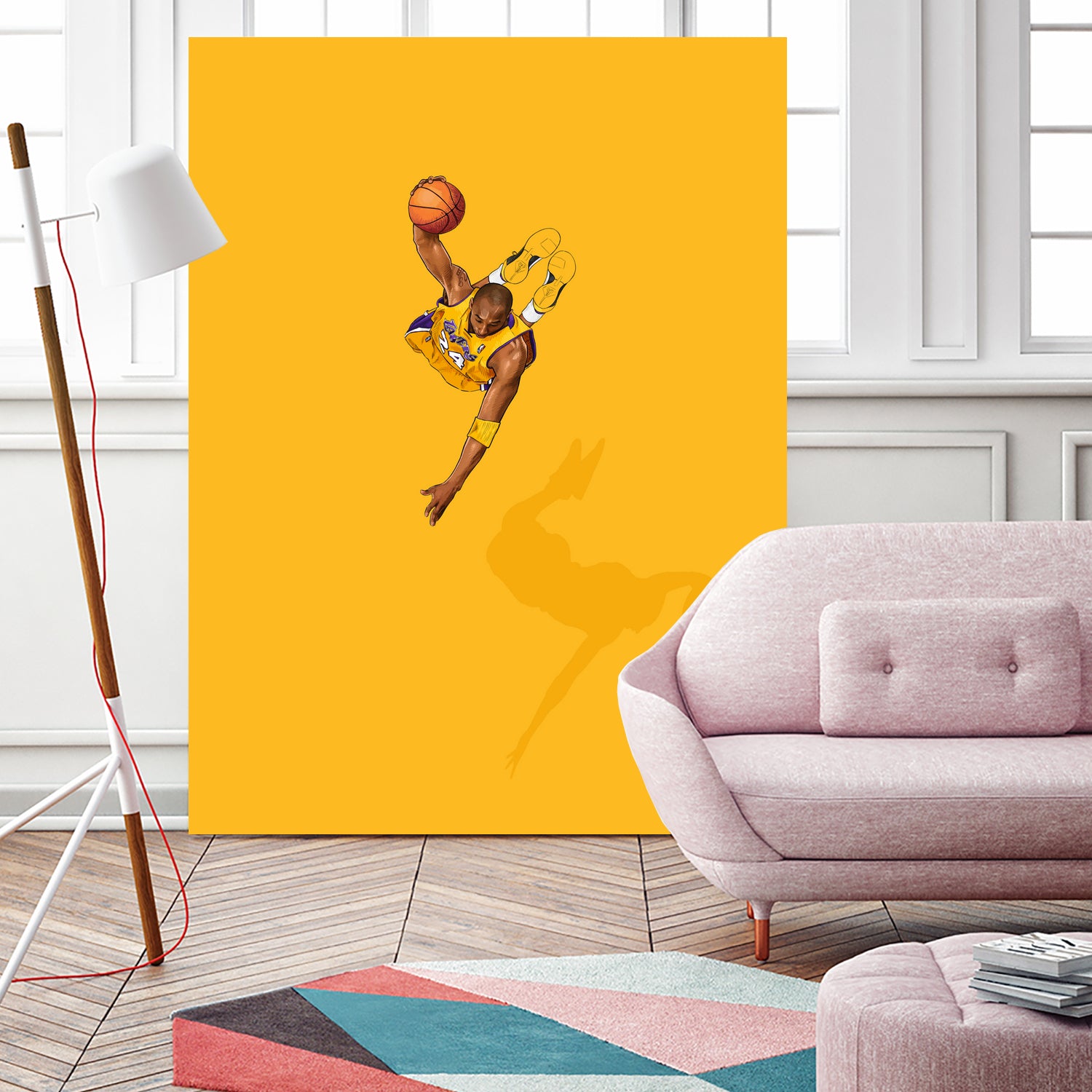 Frequent Fliers / Kobe by Jason Ratliff on GIANT ART - yellow digital painting