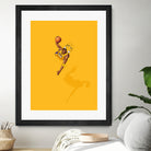 Frequent Fliers / Kobe by Jason Ratliff on GIANT ART - yellow digital painting