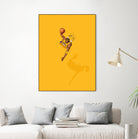 Frequent Fliers / Kobe by Jason Ratliff on GIANT ART - yellow digital painting