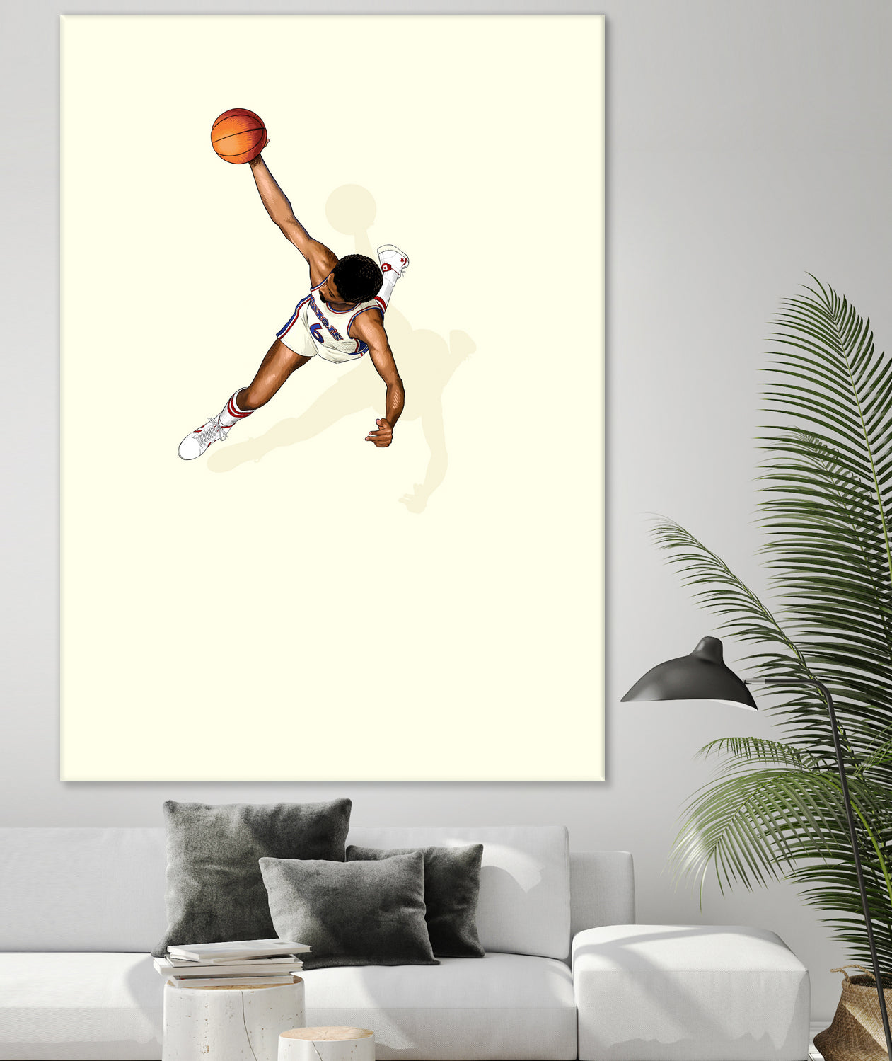 Frequent Fliers / Dr. J by Jason Ratliff on GIANT ART - white digital painting