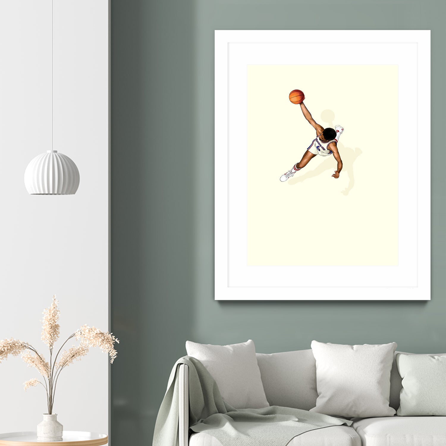 Frequent Fliers / Dr. J by Jason Ratliff on GIANT ART - white digital painting