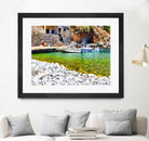 alypa beach mani greece by Haris Kavalla on GIANT ART - green photo illustration