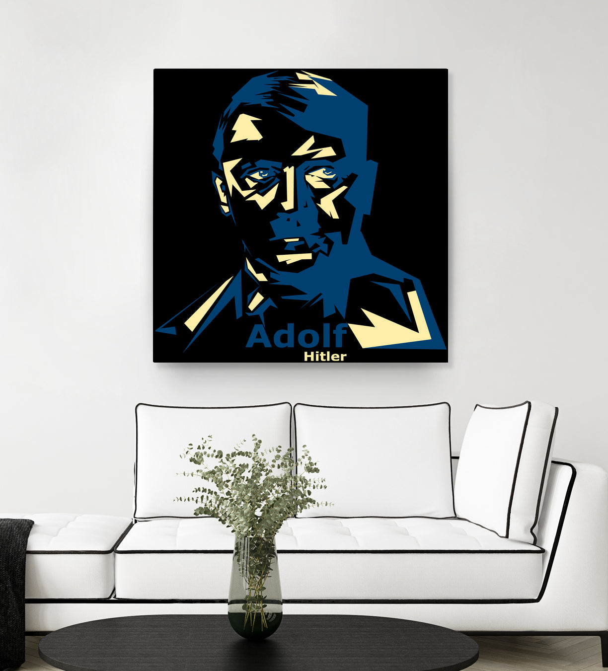 HITLER by Alfin Studio on GIANT ART - white photo illustration