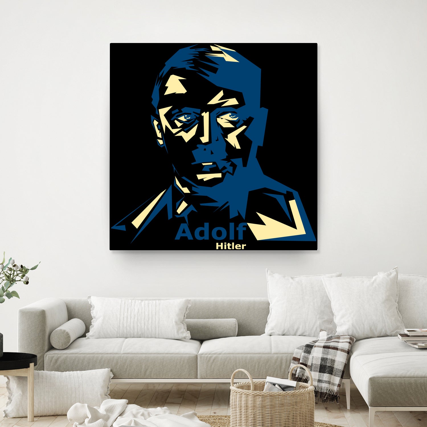 HITLER by Alfin Studio on GIANT ART - white photo illustration