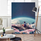 My world blossomed when I Loved You by Frank Moth on GIANT ART - blue photo manipulation