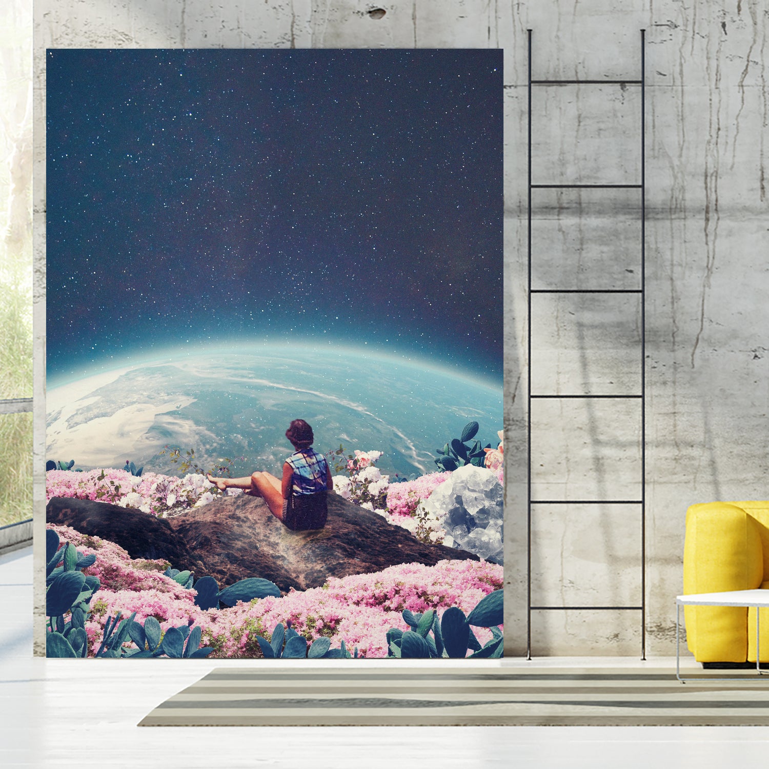 My world blossomed when I Loved You by Frank Moth on GIANT ART - blue photo manipulation