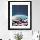 My world blossomed when I Loved You by Frank Moth on GIANT ART - blue photo manipulation