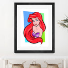 Ariel | The Little Mermaid | Pop Art by William Cuccio on GIANT ART - red digital painting