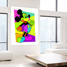 Mickey Mouse | Pop Art by William Cuccio on GIANT ART - green digital painting