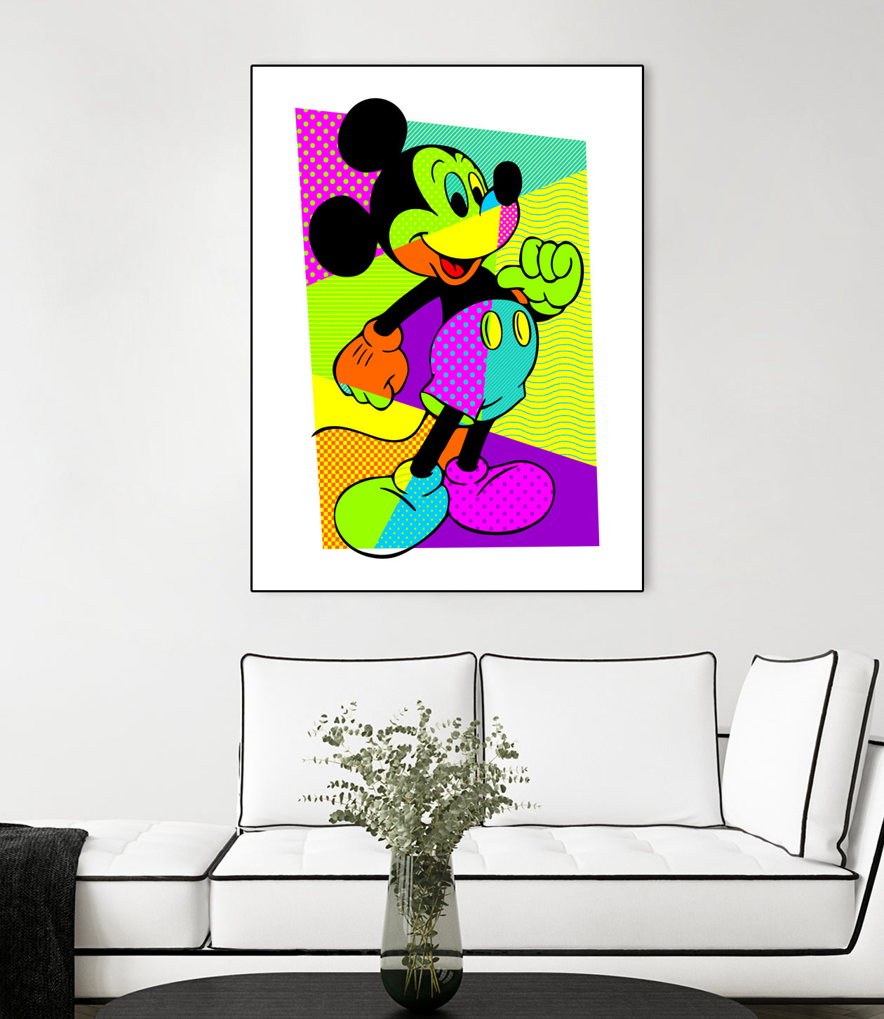 Mickey Mouse | Pop Art by William Cuccio on GIANT ART - green digital painting