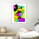 Mickey Mouse | Pop Art by William Cuccio on GIANT ART - green digital painting