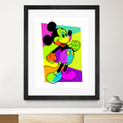 Mickey Mouse | Pop Art by William Cuccio on GIANT ART - green digital painting