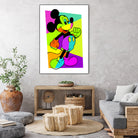 Mickey Mouse | Pop Art by William Cuccio on GIANT ART - green digital painting