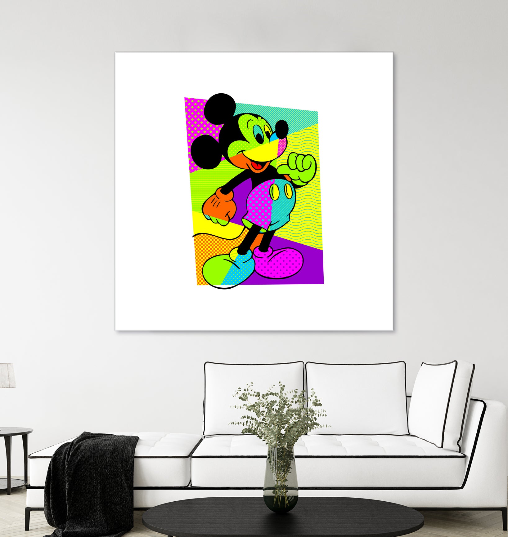 Mickey Mouse | Pop Art by William Cuccio on GIANT ART - green digital painting