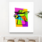 The Child | Baby Yoda | Mandalorian | Pop Art by William Cuccio on GIANT ART - green digital painting