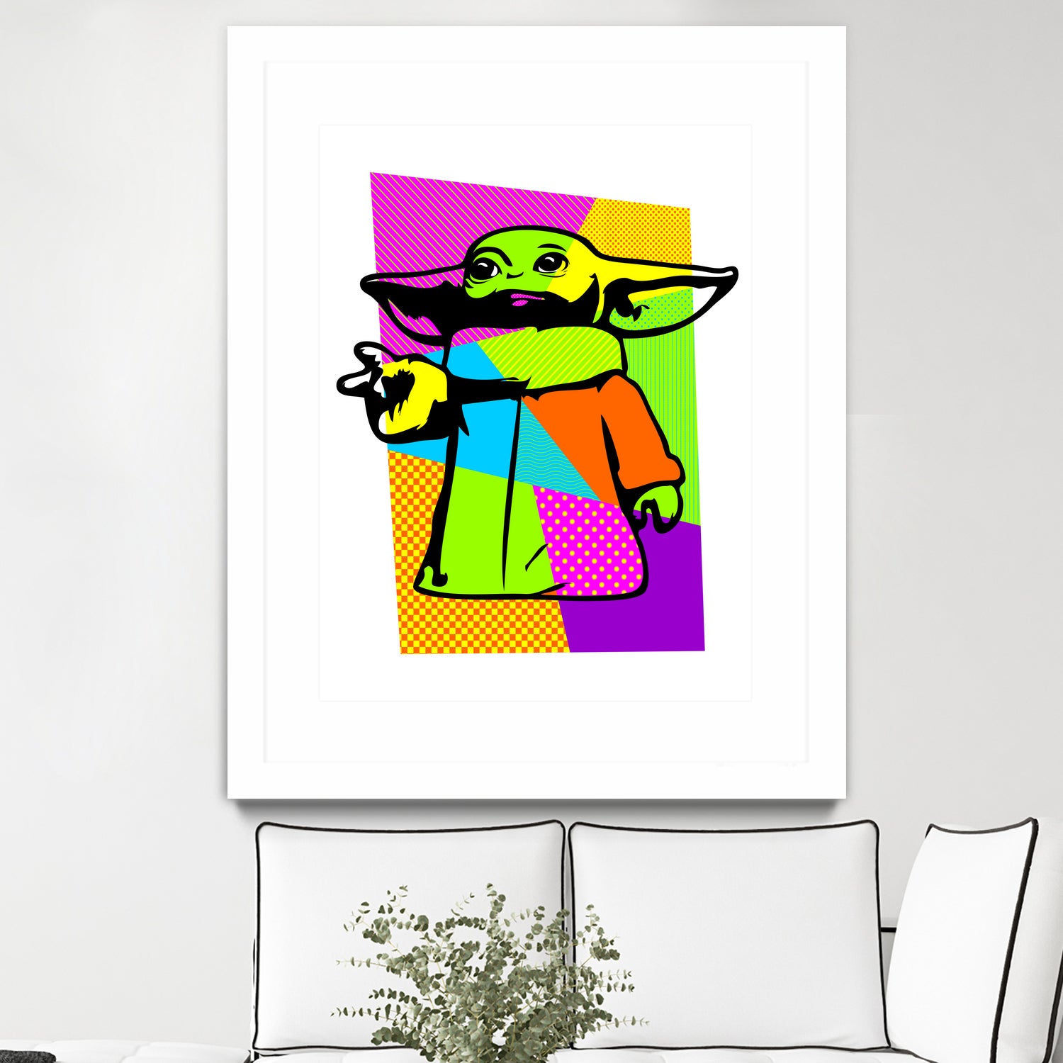 The Child | Baby Yoda | Mandalorian | Pop Art by William Cuccio on GIANT ART - green digital painting