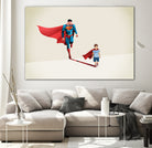 Boy of Tomorrow by Jason Ratliff on GIANT ART - red digital painting