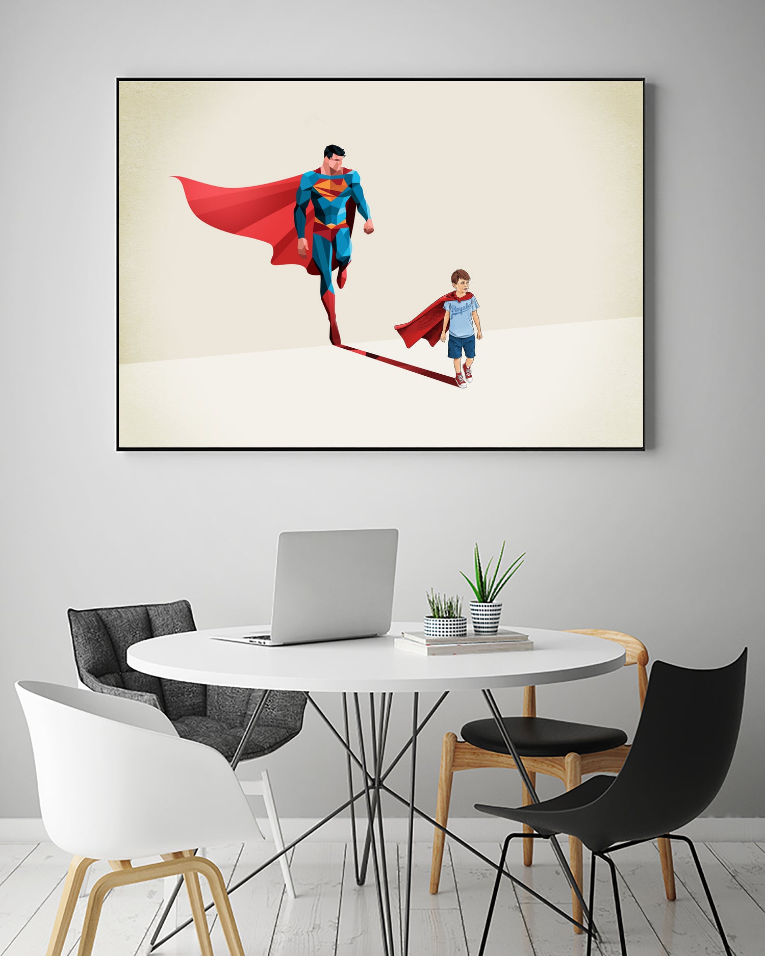 Boy of Tomorrow by Jason Ratliff on GIANT ART - red digital painting